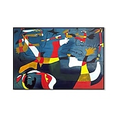 abordables Peintures Célèbres-Peinture à l'huile faite à la main toile art mural décoration picasso style moderne figure abstraite pour la décoration intérieure roulé sans cadre peinture non étirée