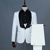 halpa Asusteet-1920-luku Slim Fit Kolmiosainen puku Hartiahuivikäänne Suuri Gatsby Herrasmies Gangsteri Jakardi Miesten Joulu Karnevaali Naamiaiset Häät Juhla Tanssiaiset Aikuisten Takki Liivi Housut