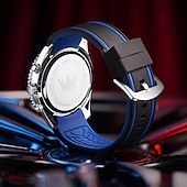 billiga Kvartsklockor-OLEVS Kvarts Klocka Gåva För Män Mode Lyx Dyk Klassisk Kvarts Herrklockor Sport Vattentåliga Rostfria Stål Rem Klockor