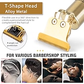 cheap Shaving &amp; Hair Removal-Electric Hair Trimmer Cordless Shaver Beard Trimmer Electric Shaver for Men 0mm Men Barber Hair Cutting Machine For Men