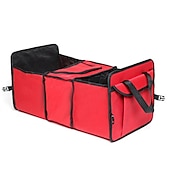 cheap Vehicle Service-Car Trunk Storage Box Foldable Anti-slip Car Storage Box Toy Food Storage Bag Car Organize Car Accessories
