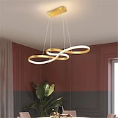 economico Design della linea-luci l.t. 1 luce 75 cm lampada a sospensione dimmerabile in acrilico lampadario a led design nota regolabile moderno per illuminazione domestica soggiorno solo dimmerabile con telecomando