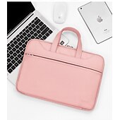 cheap Laptop Bags,Cases &amp; Sleeves-Laptop Sleeves 12&quot; 13.3&quot; 14&quot; inch Compatible with Macbook Air Pro, HP, Dell, Lenovo, Asus, Acer, Chromebook Notebook Waterpoof PU Leather Solid Color for Travel Business Office Colleages &amp; Schools