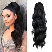 abordables Coletas-Coletas Clásico / sintético / Garra de oso / clip de mandíbula Pelo sintético Pedazo de cabello La extensión del pelo Rizado Larga Fiesta / Ropa Cotidiana / Fiesta y Noche