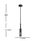 economico Luci a sospensione-7 cm Design a Lanterna Luci Pendenti Rame Bicchiere Ottone Moderno 110-120V 220-240V