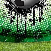 billige Guttens 3D Sporter &amp; Spill-barn gutter hettegenser pullover fotball langermet lomme barnetopp fritid hettegenser sport daglig grønn vinter 3-12 år