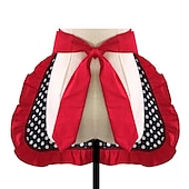 abordables Tablier-tablier de taille tablier de chef noir pour femmes et hommes, tablier de cuisine en toile de coton, tablier de jardinage personnalisé avec poche, dos croisé robuste réglable
