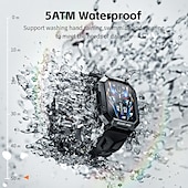 Χαμηλού Κόστους Smartwatch-LOKMAT OCEAN PRO Εξυπνο ρολόι 1.85 inch Έξυπνο ρολόι Bluetooth Βηματόμετρο Υπενθύμιση Κλήσης Παρακολούθηση Ύπνου Συμβατό με Android iOS Γυναικεία Άντρες Μεγάλη Αναμονή Αδιάβροχη Έλεγχος Μέσων IP68