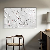 voordelige Schilderijen van landschappen-Hang-geschilderd olieverfschilderij Handgeschilderde Horizontaal Abstract Landschap Modern Zonder Inner Frame (Geen frame)