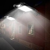 abordables appareils électroménagers-Motian lampe à led solaire 6000k lampadaire avec télécommande 3 fonction corps humain lumière à induction alimentation de cour extérieure