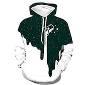 abordables Motif 3D-Homme Graphic Bloc de couleur Sweat à capuche Sweats à Capuche Sweat-shirt Sweat à capuche Sweat à capuche Capuche Décontractées 3D effet du quotidien Noir Jaune Designer