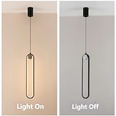 cheap Island Lights-40cm LED Pendant Light Single Design Aluminium Alloy Formal Modern Style Stylish Painted Finishes Dining Room Bedroom Lights 110-240V