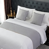 cheap Bedding Accessories-Bed Runner Bed Scarf, Decorative Bed Scarf for Home Hotel Bedspreads Scarves Protection Modern Solid Bed Runner for Foot of Bed Home Bedroom Bedding Decoration