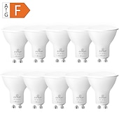 cheap LED Spot Lights-10pcs 5pcs 6W Spotlight Track LED Light Bulb 600lm GU10 20 LED Beads SMD 2835 60W Halogen Equivalent Warm Cold White 110-240V