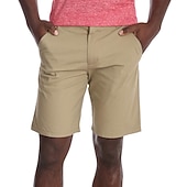 abordables pantalones cortos de trabajo-Hombre Pantalón corto Pantalones cortos chinos Bermudas pantalones cortos de trabajo Bolsillo Cintura elástica Plano Comodidad Longitud de la rodilla Casual Diario Festivos Ropa de calle Elegante