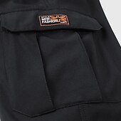 preiswerte Unterteile-Herren Wasserdichte Wanderhose Fleece-gefütterte Hose Softshellhosen Winter Außen Regular Fit warm Fleece-Futter Abnehmbares Vlies Atmungsaktiv Hosen / Regenhose Unten Dunkelgrau Schwarz / Orange