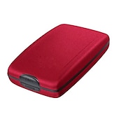 economico porta carte e custodie-Portafoglio portacarte di credito da scrivania portacarte da visita custodia portacarte in acciaio inox plastica ABS portacarte per donne uomini