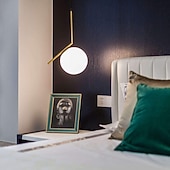 olcso Sziget lámpák-20 cm Mini stílus Függőlámpák Fém Üveg Gömb Galvanizált Modern Kortárs 110-120 V / 220-240 V