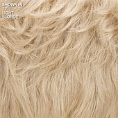 cheap Older Wigs-Classic Short Wig with Enviable Volume and Textured Layers / Multi-Tonal Shades of Blonde