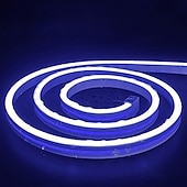 economico Luci intelligenti-Striscia luminosa al neon a LED da 2 m e 6,56 piedi flessibile USB con temperatura di colore bianco caldo rosa giallo verde rosso impermeabile IP65 per decorazioni natalizie per interni ed esterni