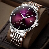 cheap Quartz Watches-The new POEDAGAR/ P868 brand men&#039;s watch waterproof glow-in-the-dark slim calendar quartz watch is a hit with foreign trade