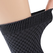 tanie skarpetki męskie-Męskie 3 pary Skarpety Skarpety uciskowe Skarpety do adidaów (Crew socks) Czarny Granatowy Kolor Solidne kolory Codzienny Sport Średnie Wiosna, jesień, zima, lato Moda Wygoda