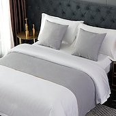 cheap Bedding Accessories-Bed Runner Bed Scarf, Decorative Bed Scarf for Home Hotel Bedspreads Scarves Protection Modern Solid Bed Runner for Foot of Bed Home Bedroom Bedding Decoration
