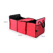 cheap Vehicle Service-Car Trunk Storage Box Foldable Anti-slip Car Storage Box Toy Food Storage Bag Car Organize Car Accessories