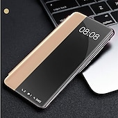 cheap Other Phone Case-Mirror PU Leather Phone case For Huawei P40 P30 P20 Pro Lite Flip Protective Cover for Huawei Mate 40 30 20 Pro Lite Sleep wake View Clear View Standing Luxury Smart Mirror Flip Cover