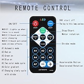 levne světla projektoru hvězdné galaxie-Mini DJ diskokoule párty stage světla vnitřní LED 7 barevných efektů projektor zařízení pro osvětlení scény s dálkovým ovládáním zvukově aktivované pro tanec dárek KTV bar narozeniny