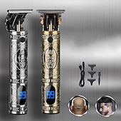 economico Rasatura e depilazione-tagliacapelli per uomo tagliacapelli taglio di capelli professionale cordless zero gap&amp;amp; kit toelettatura per uomo display led ricaricabile