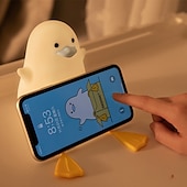 economico Lucine notturne per bambini e neonati-anatra ha condotto le luci notturne simpatica lampada in silicone ricaricabile usb sensore di temporizzazione lampada da comodino per camera da letto regalo per bambini