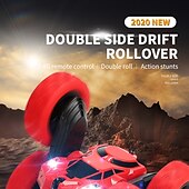 cheap RC Vehicles-Car Stunt Remote Control Vehicle Off-road Remote Control Truck 4WD 2.4GHZ RC Rock Crawler With Headlights Double Sided 360 Flip Remote Control Car Gifts For Boys and Girls