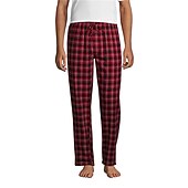 billiga Sov botten-Herr Pyjamasbyxor Plädbyxor Lounge Byxor 1 pcs Rutnät / Pläd Varm Mjukt Hem Säng Spa Flanell Varm Ficka Elastisk midja Vinter Rubinrött Blå