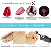 cheap Personal Care &amp; Health-Adjustable 1pcs Unisex Shoe Stretcher Wooden Shoes Tree Shaper Rack,Wood Flats Pumps Boots Expander Trees