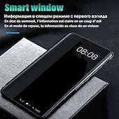 cheap Other Phone Case-Mirror PU Leather Phone case For Huawei P40 P30 P20 Pro Lite Flip Protective Cover for Huawei Mate 40 30 20 Pro Lite Sleep wake View Clear View Standing Luxury Smart Mirror Flip Cover