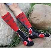 cheap Sports &amp; Outdoor Accessories-Men&#039;s Hiking Socks Ski Socks Sports Socks Winter Outdoor Thermal Warm Windproof Breathable Soft Socks Dark blue gray Color blue gray green grey for Hunting Ski / Snowboard Fishing