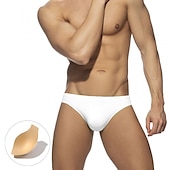 economico nuotata breve-Per uomo Costumi da bagno Slip da bagno Colore puro Antiparassitario A prova di perdita Spiaggia Piscina Di tendenza Semplice Blu chiaro Nero Media elasticità