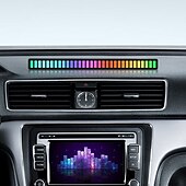 cheap Smart Lights-RGB LED Smart Light Voice-controlled Synchronous Rhythm Light Internet Popular Color Music Environment Light Car Desktop Sensing Creative Led Atmosphere Light