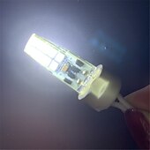 Недорогие Светодиодные двухконтактные лампы-10 шт. диммируемая светодиодная лампа g4 ac/dc12-24v теплый холодный белый 10led 20led энергосберегающий силиконовый свет 360 градусов заменить галогенную лампу светодиодный хрустальный прожектор
