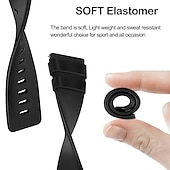 abordables Correas de reloj Fitbit-Ver Banda para Fitbit Versa 2 / Versa Lite / Versa SE / Versa Silicona Reemplazo Correa Transpirable Correa Deportiva Pulsera