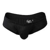 cheap Men&#039;s Briefs Underwear-Men&#039;s 3 Pack Boxer Briefs Underwear Modal Washable Comfortable Solid Color Low Rise Black Dark Gray