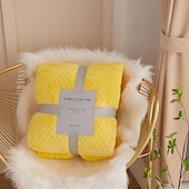 cheap Bed Blankets-Fleece Throw Blanket Flannel Fleece Throw Blankets Soft Warm Plush Jacquard Weave Pattern Blanket for Bed, Sofa, Couch Lightweight Fuzzy Cozy Decorative Blankets