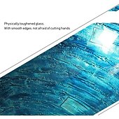 お買い得  洗面ボウル-丸い芸術的な洗面化粧台シンクバスルーム容器強化ガラスボウル16.5インチ、ポップアップ排水管付きアート洗面台ミキサー蛇口セット、カウンター洗面所の上のボート型カウンタートップ