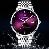 cheap Quartz Watches-The new POEDAGAR/ P868 brand men&#039;s watch waterproof glow-in-the-dark slim calendar quartz watch is a hit with foreign trade