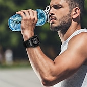 זול להקות Apple Watch-מגן צבאי מותאם ל רצועת השעון של Apple Watch מתכוונן נושם סיליקוןריצה רצועת שעון חלופית ל Series 6 / SE / 5/4 44mm Apple Watch Series 8 Apple Watch סדרה 1