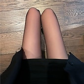 cheap Tights-Women&#039;s Tights Pantyhose Stockings Summer Tights Sunscreen Leg Shaping High Elasticity Glitter Sexy Casual Daily Black White color One-Size