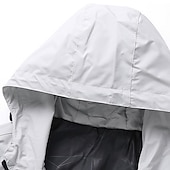 preiswerte Sportjacke-Herren Soft Shell Jacke übergangsjacke Ausgehen Windjacke Tasche Ganzjahres Einfarbig Freizeit Mit Kapuze Schwarz Dunkelblau Grau Jacken