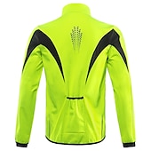 baratos Jaquetas e Gilets para homens-Arsuxeo Homens Jaqueta para Ciclismo Jaqueta Corta-Vento Casaco de lã Inverno Térmico / Quente A Prova de Vento Forro de Velocino Respirável Moto Jaqueta Ciclismo de Montanha Ciclismo de Estrada
