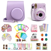 baratos Câmaras e Acessórios para Fotografia-adequado para câmera polaroid instax mini 11 conjunto de acessórios 8 em 1